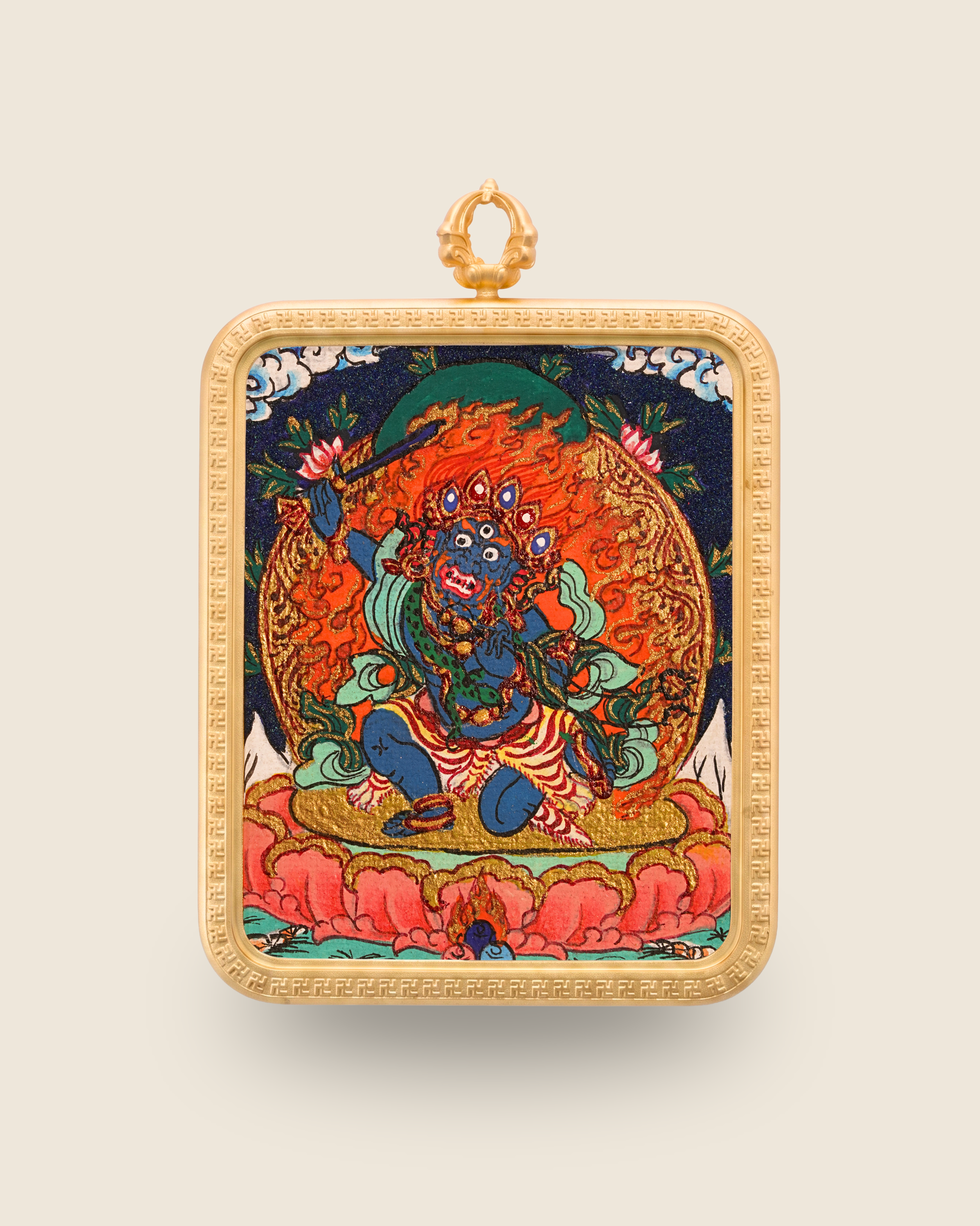 Acala Pendant — Lapis Cloud Edition