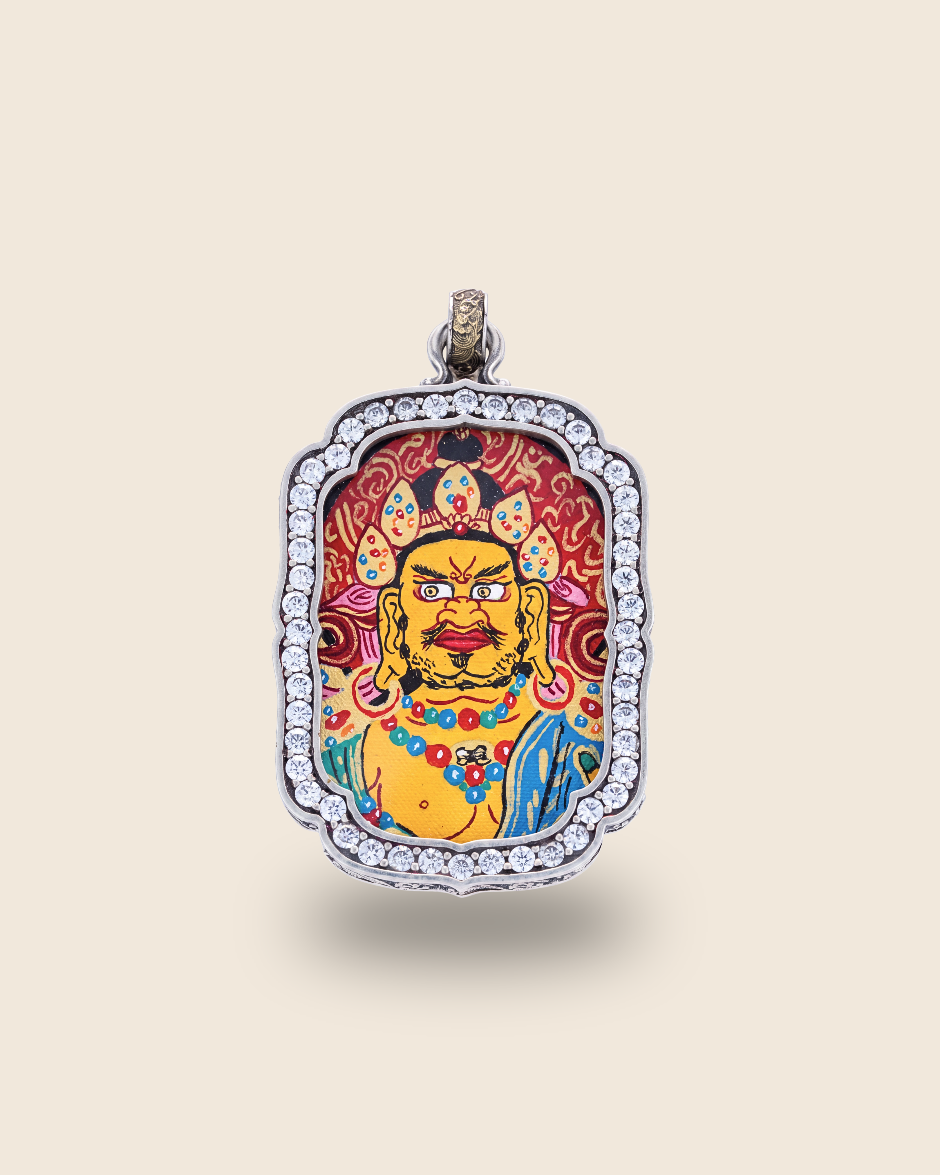 Yellow Jambhala Pendant — Openwork Edition