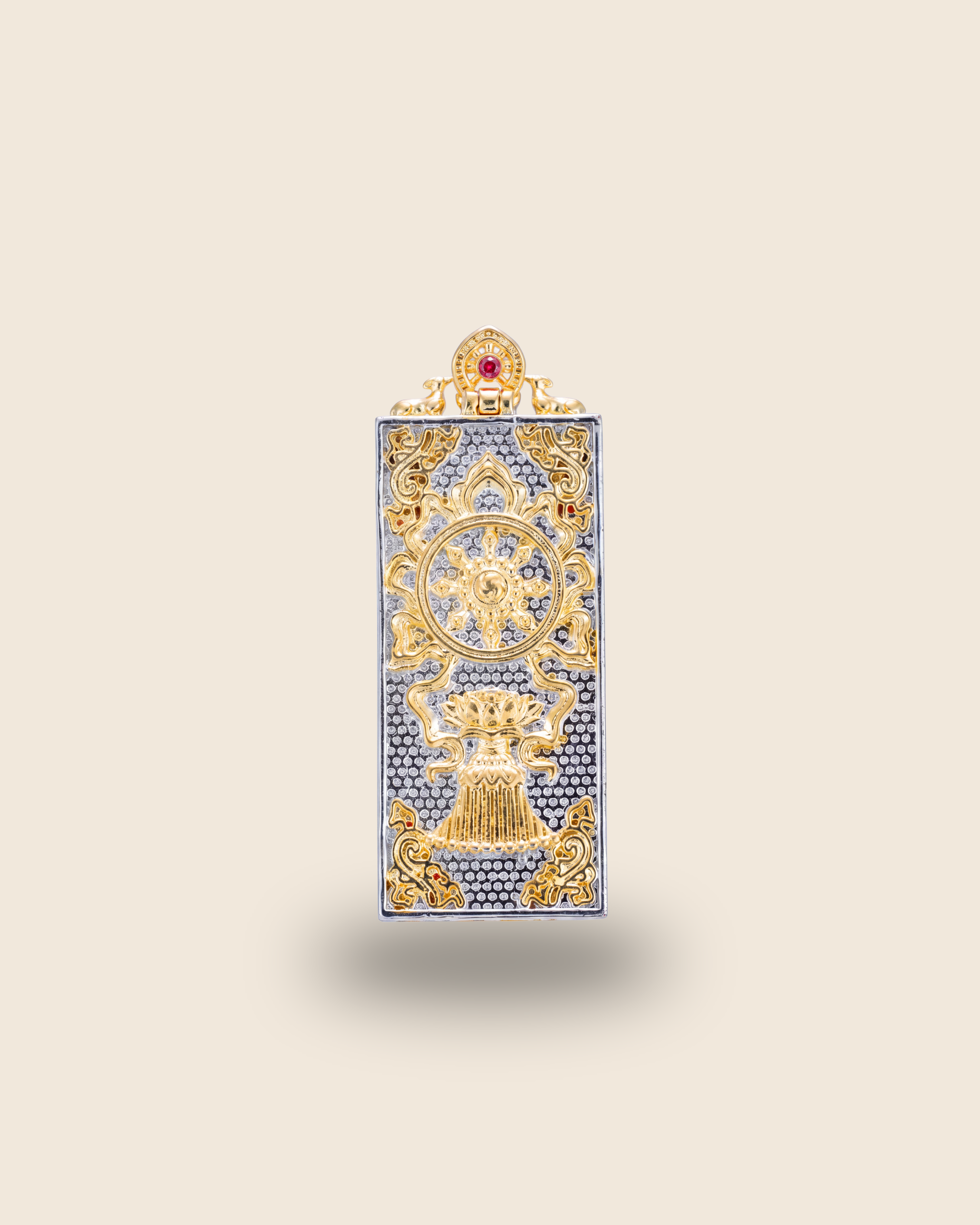 Five Jambhalas Eye Pendant