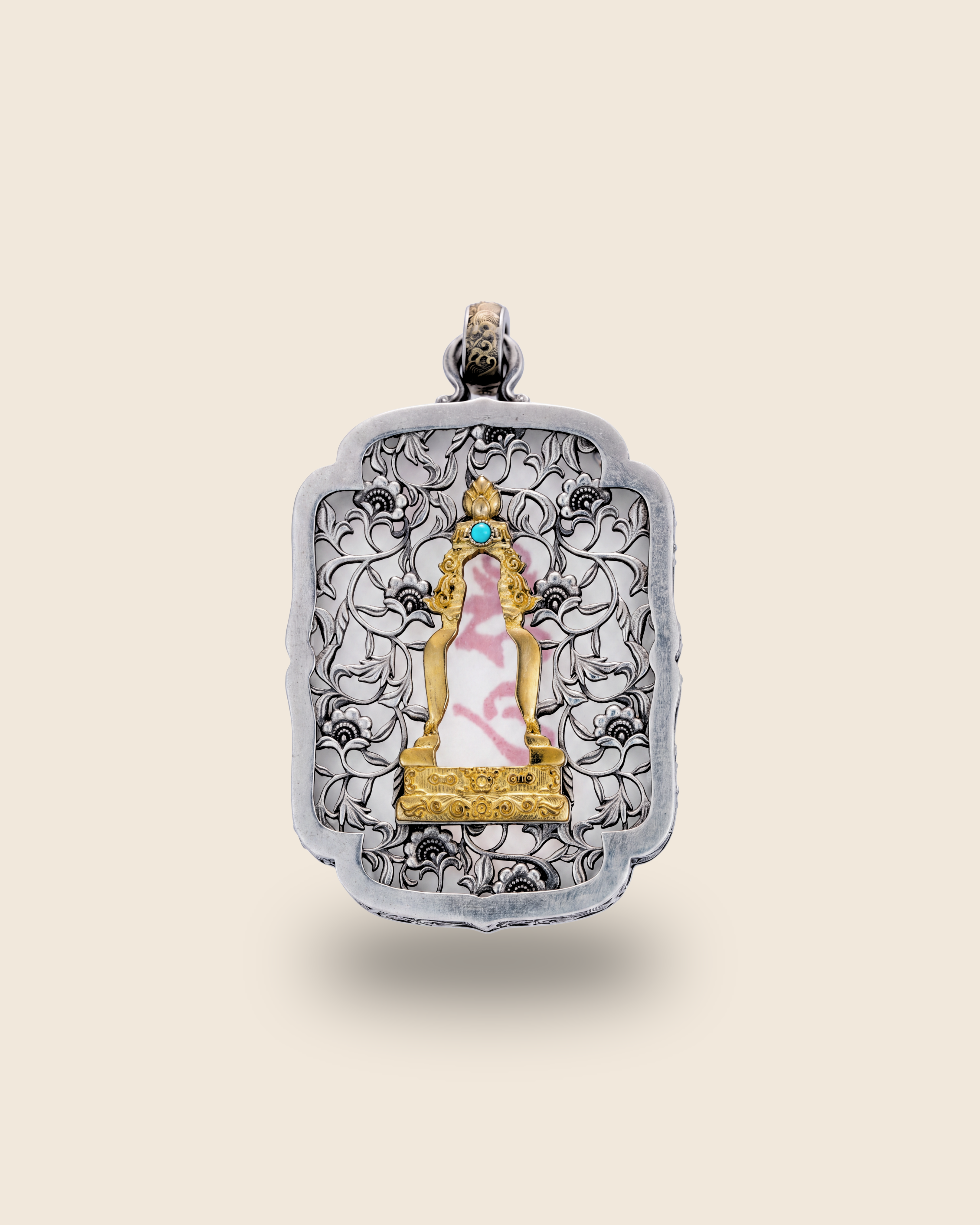 Yellow Jambhala Pendant — Openwork Edition