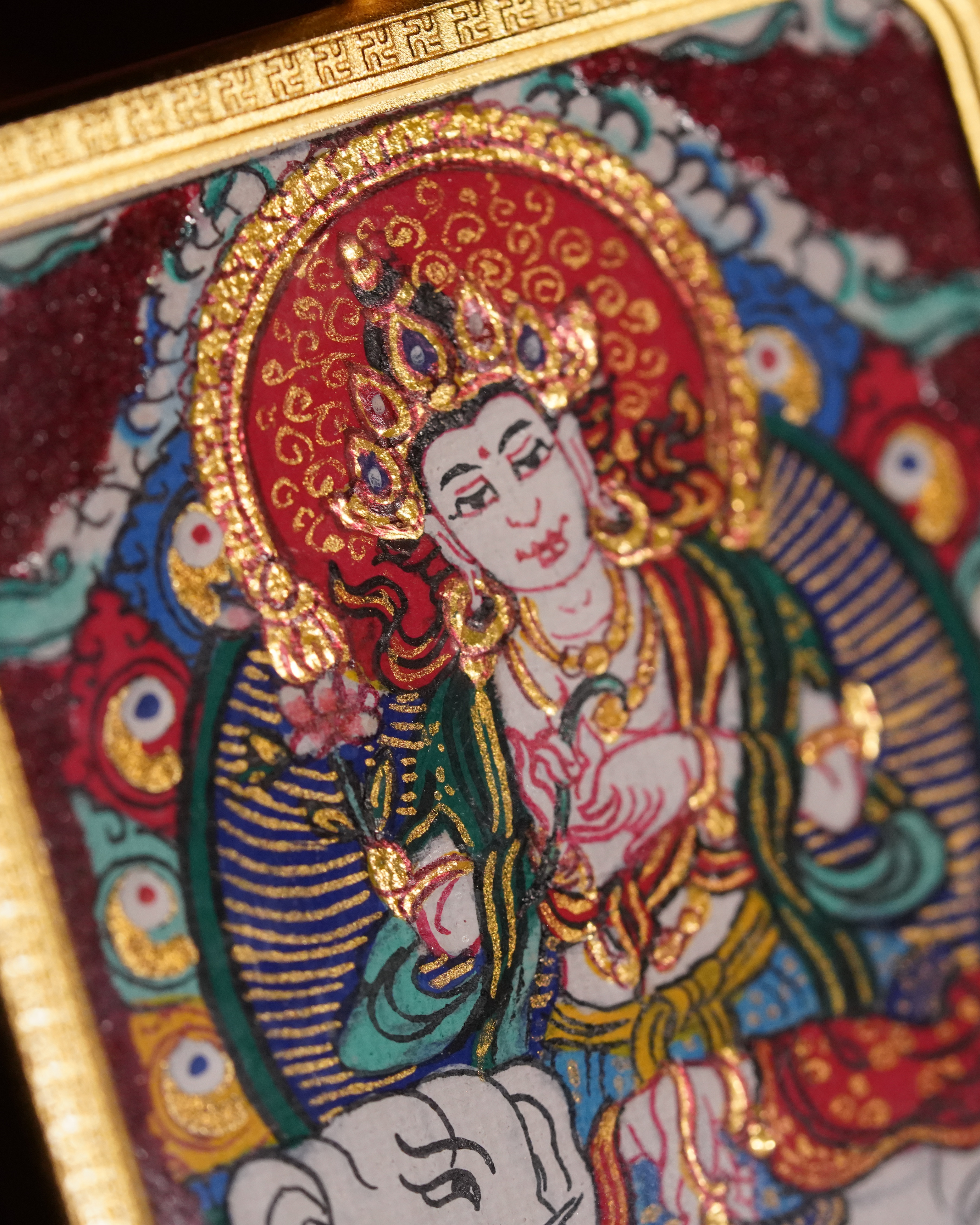 Samantabhadra Pendant — Cinnabar Jewel Edition