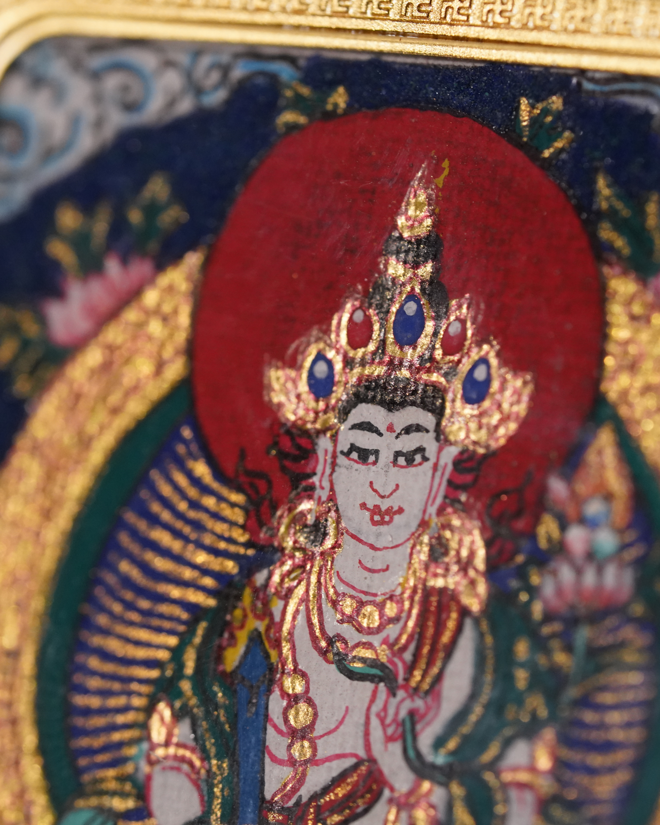 Ākāśagarbha Pendant — Lapis Cloud Edition
