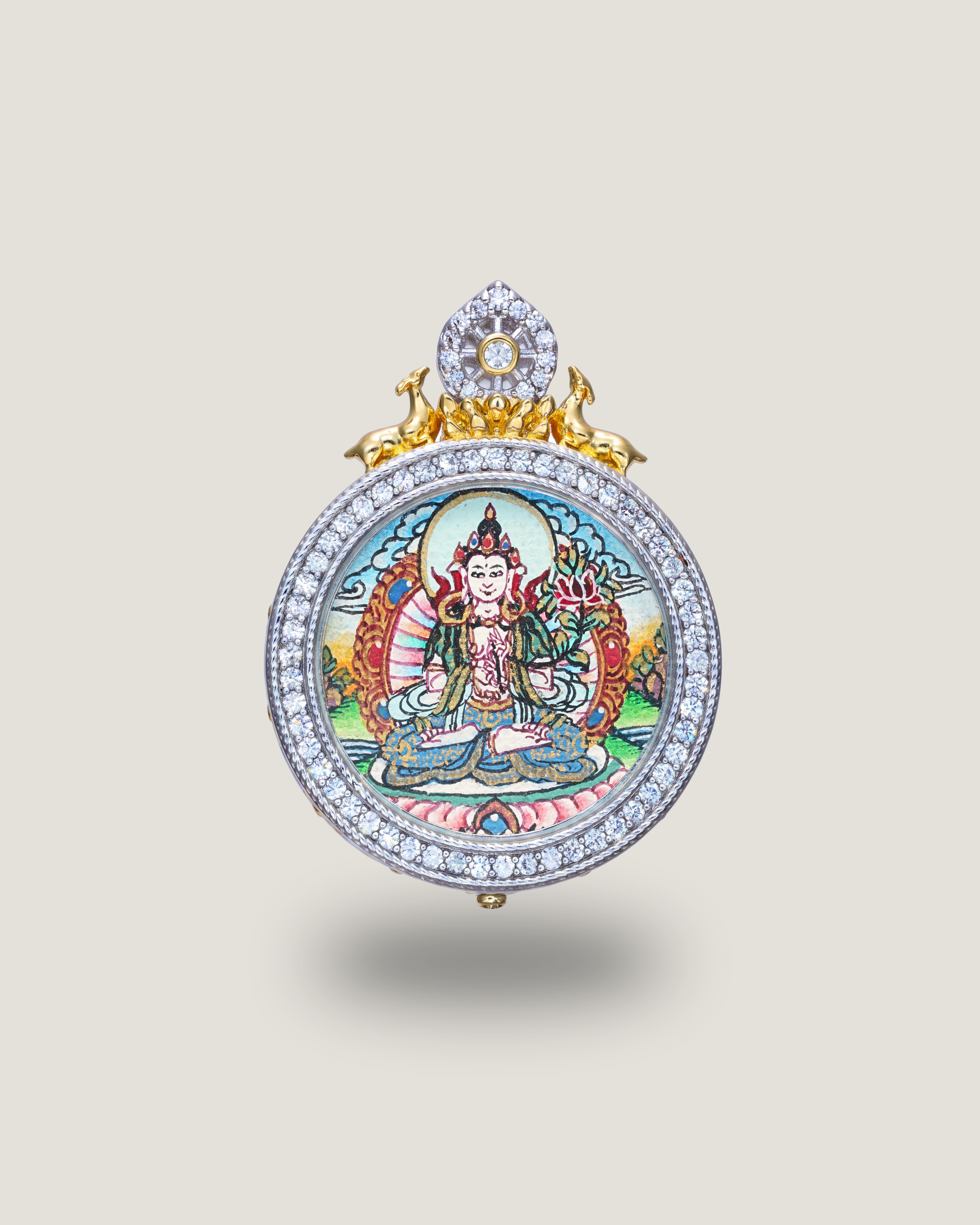 Mahāsthāmaprāpta Pendant — Master Artisan Edition
