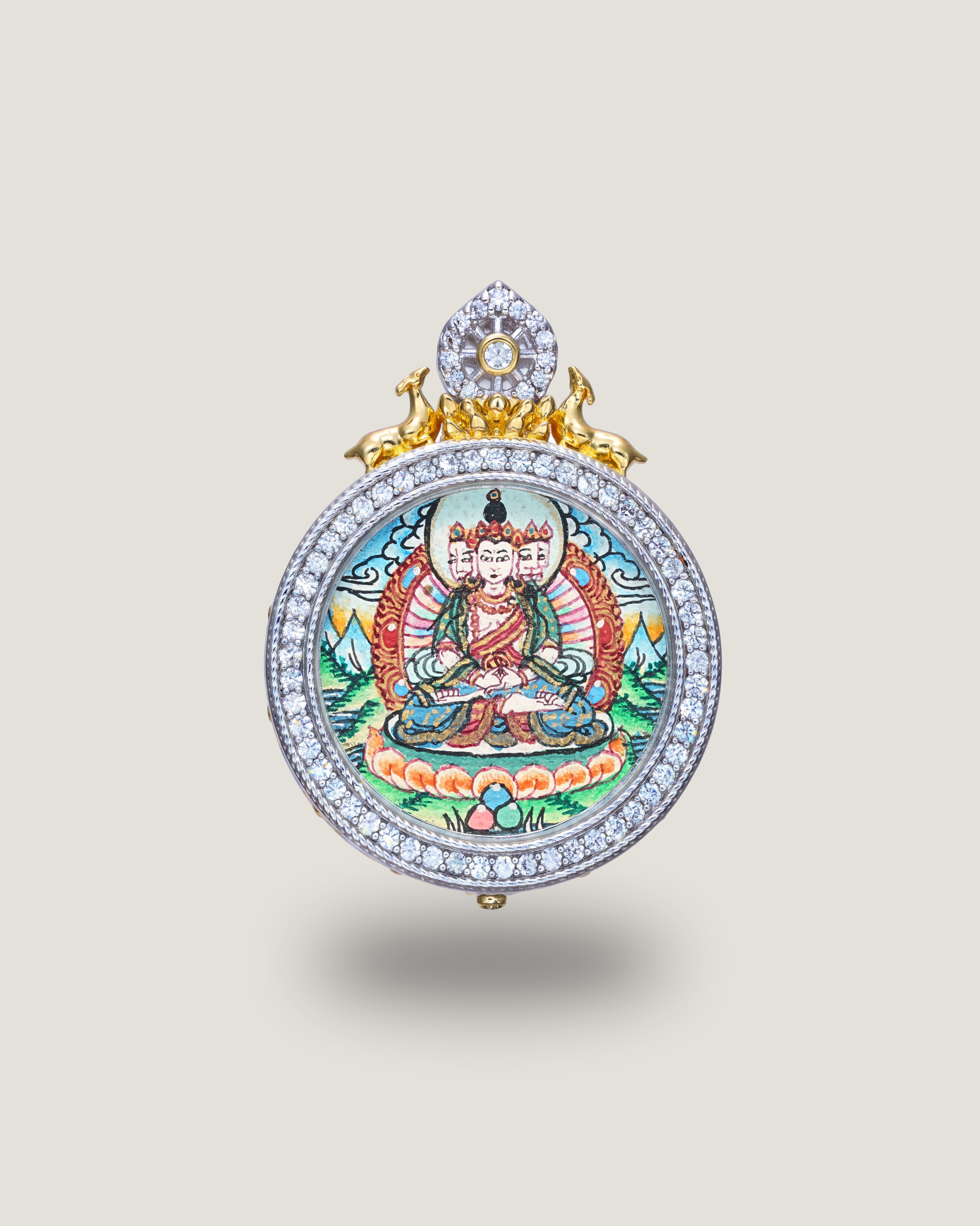 Vairocana Buddha Pendant — Master Artisan Edition
